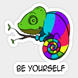 Be yourself Sticker